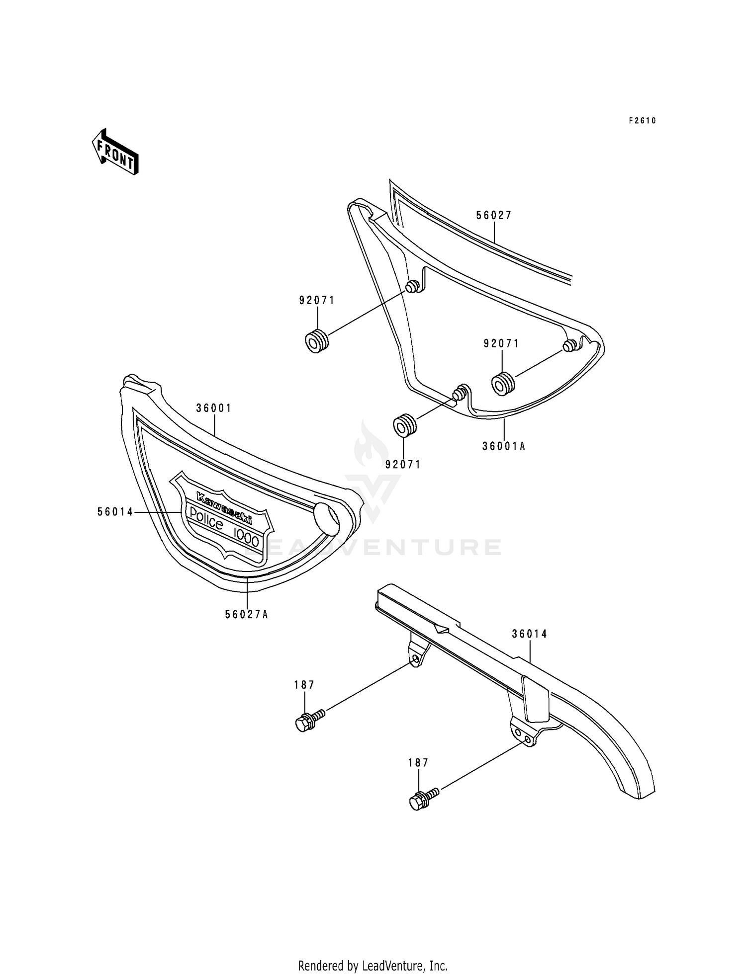 SIDE COVERS/CHAIN COVER