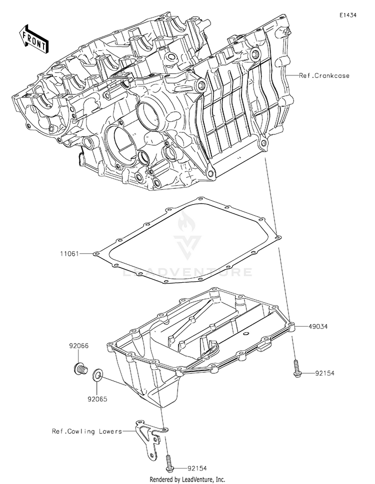 Oil Pan Schematic
