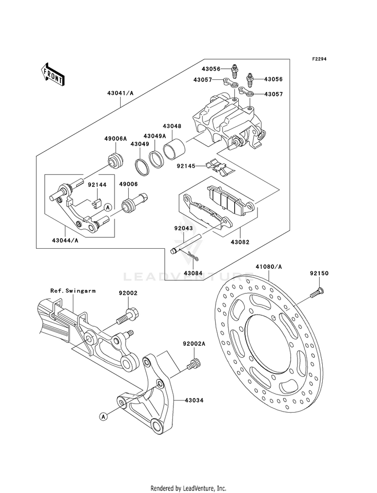 Rear Brake Schematic
