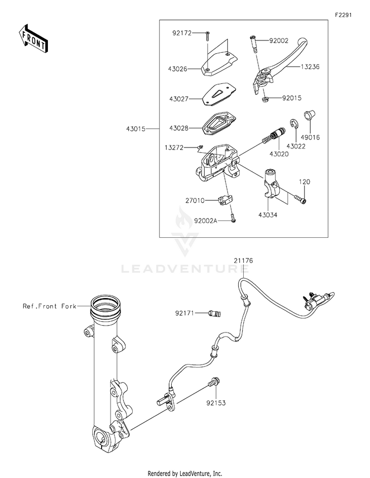 Front Master Cylinder(Emfnn/Emfnl) Schematic