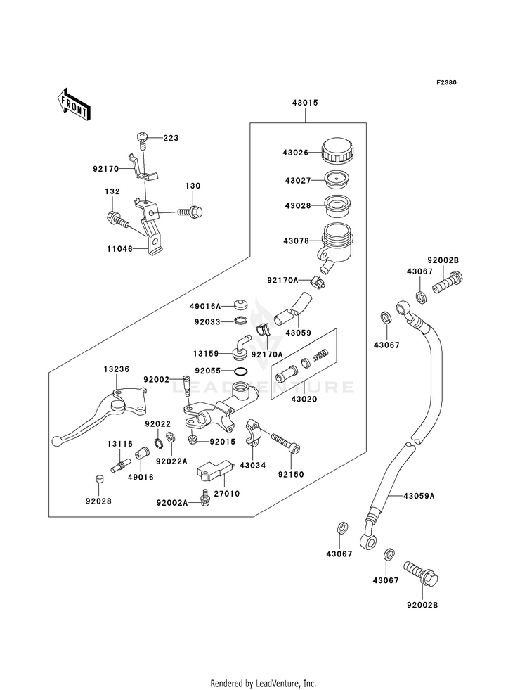 Clutch Master Cylinder Schematic