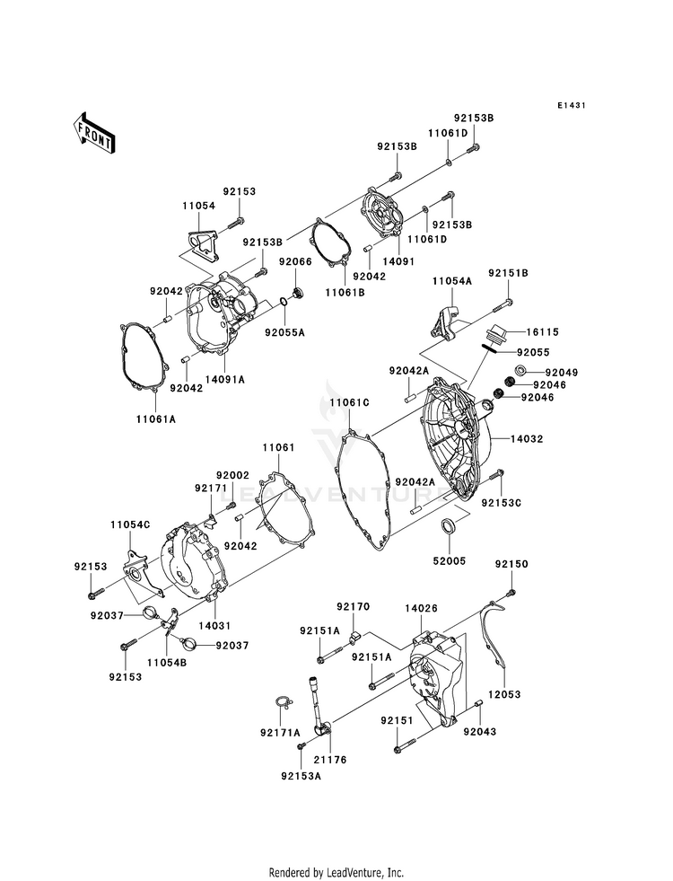 Engine Cover(S) Schematic