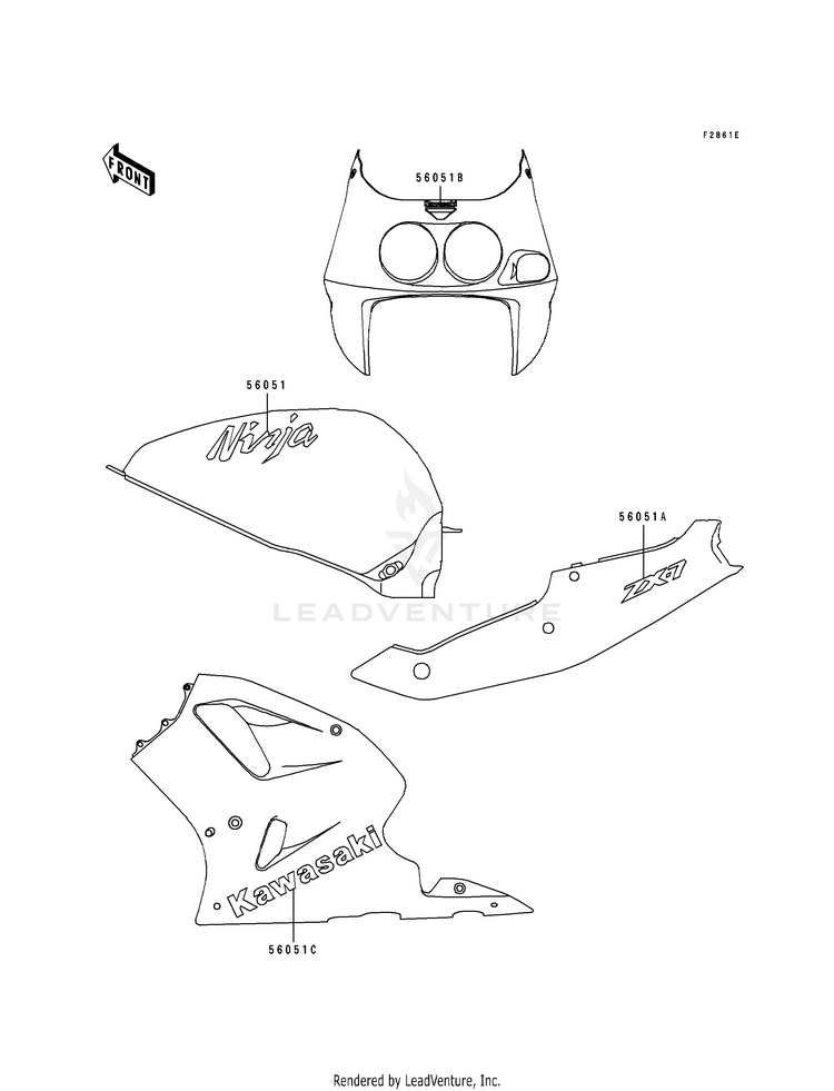 Decals (Black)(Zx750-L3) Schematic