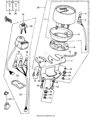Meters/ignition Switch Schematic