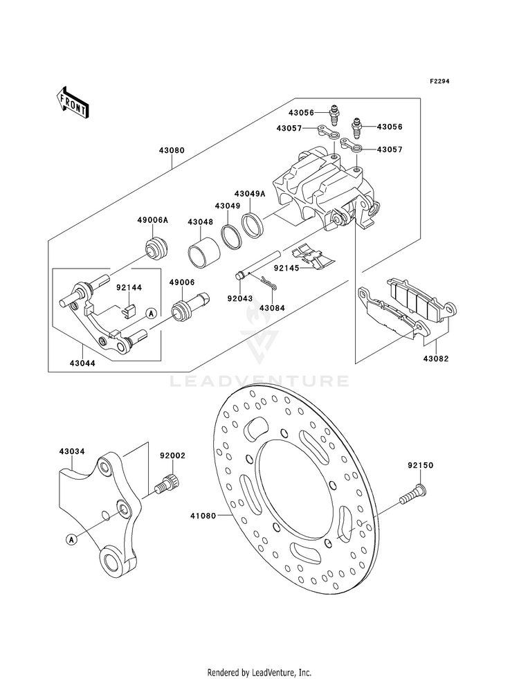 Rear Brake Schematic
