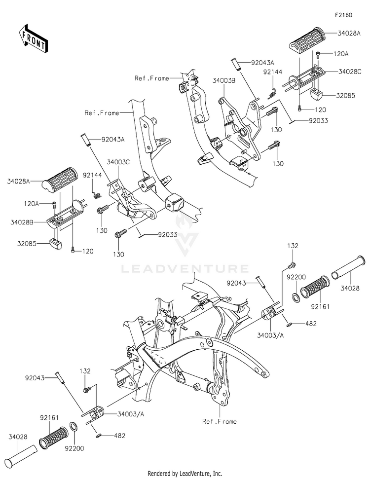Footrests Schematic