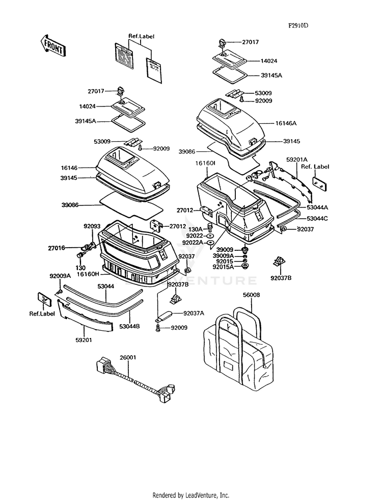 Accessory (Side Bag)(Zg1200-B8/B9) Schematic