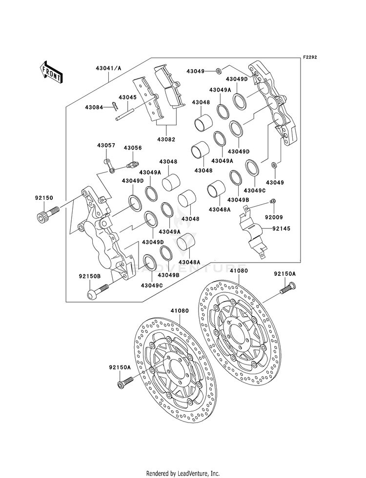 Front Brake Schematic