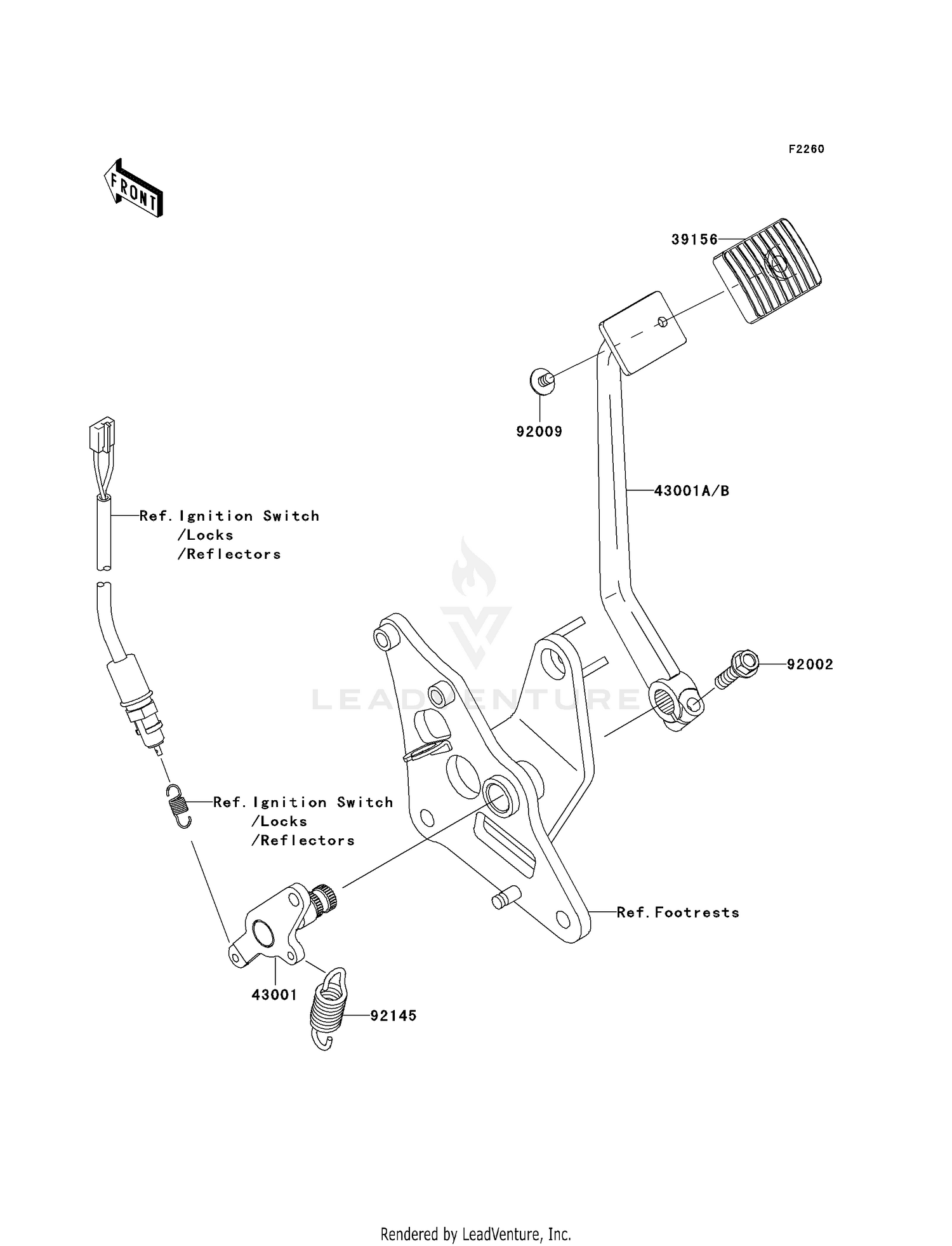 BRAKE PEDAL/TORQUE LINK