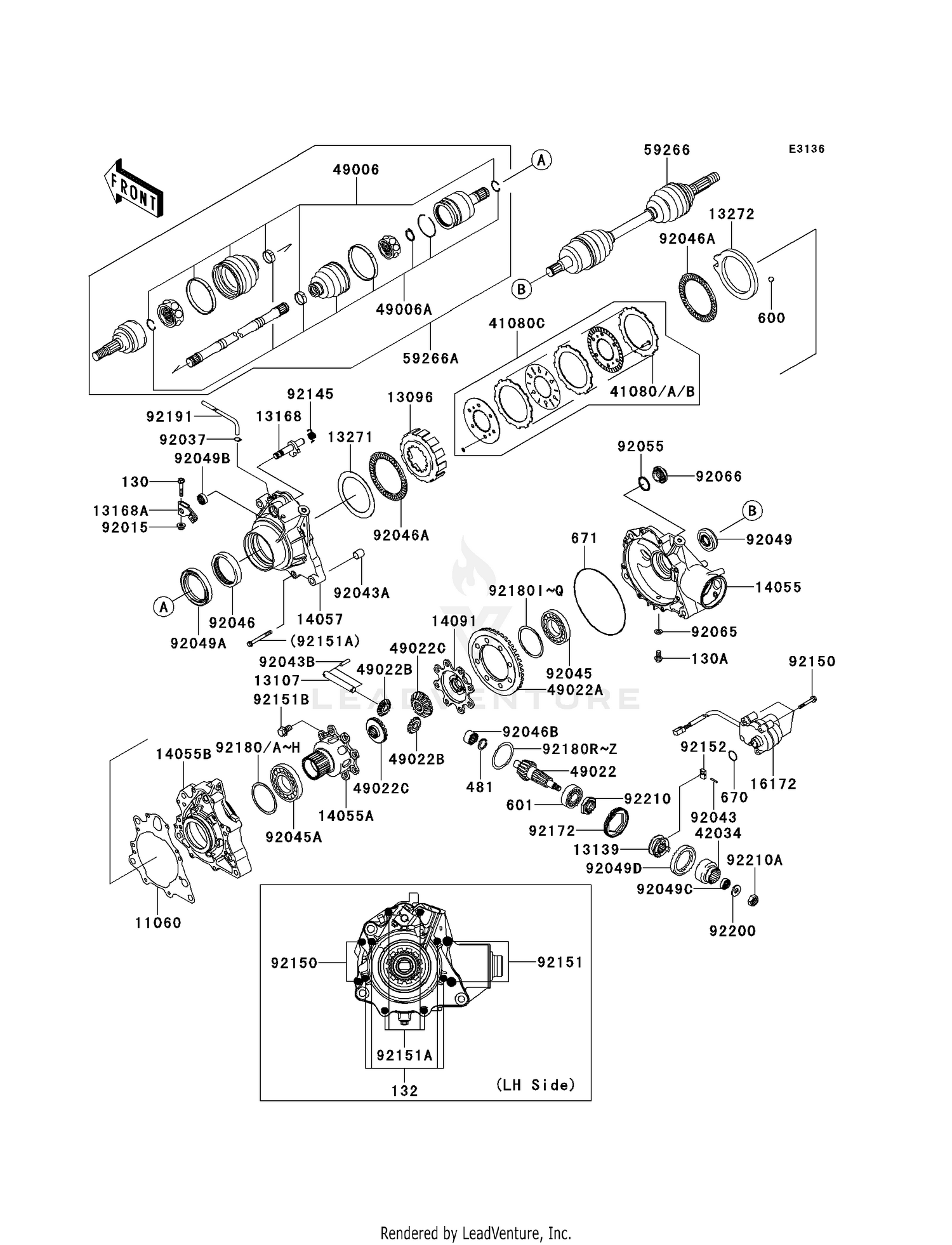 DRIVE SHAFT-FRONT