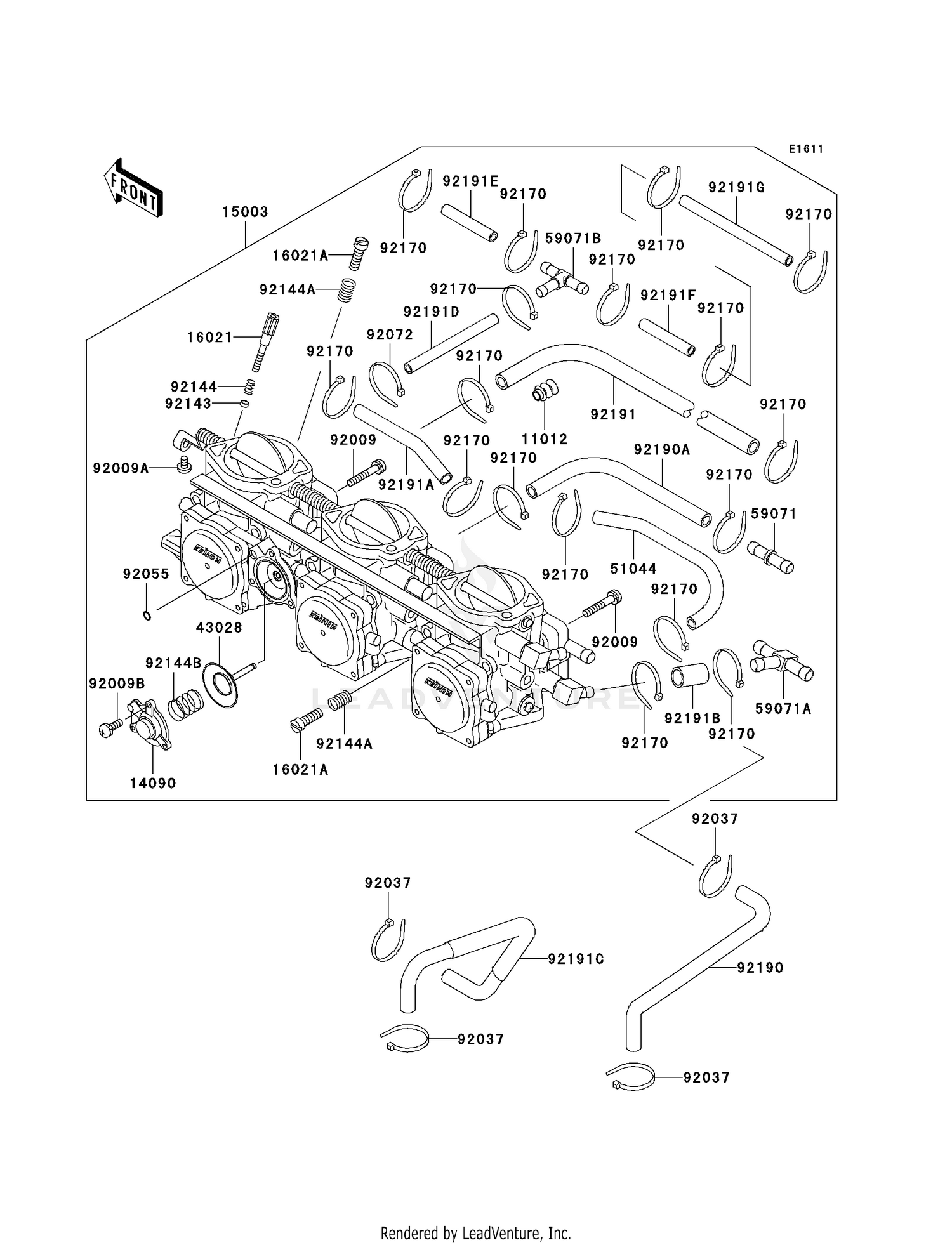 CARBURETOR (JH1100-A1/A2)