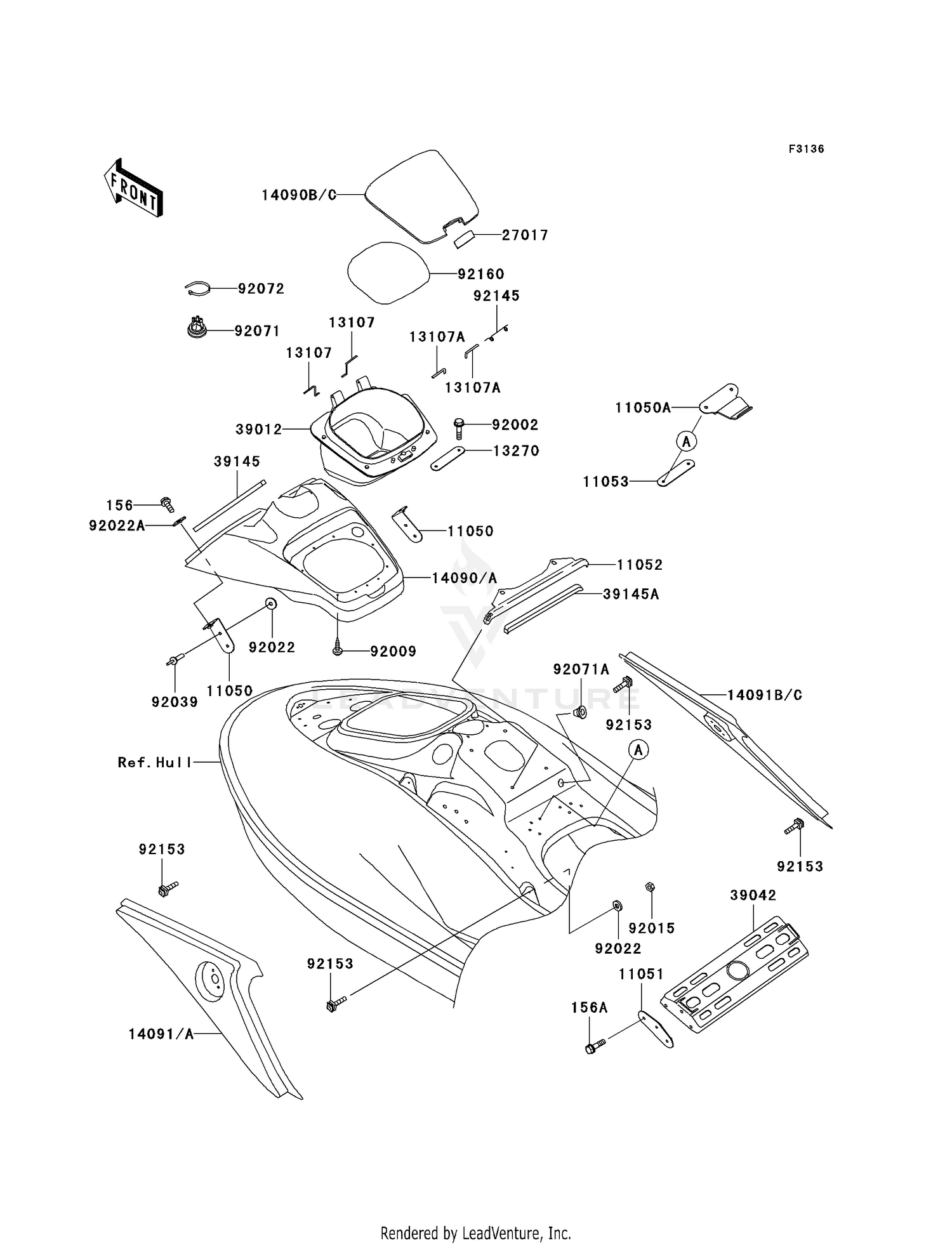 HULL MIDDLE FITTINGS