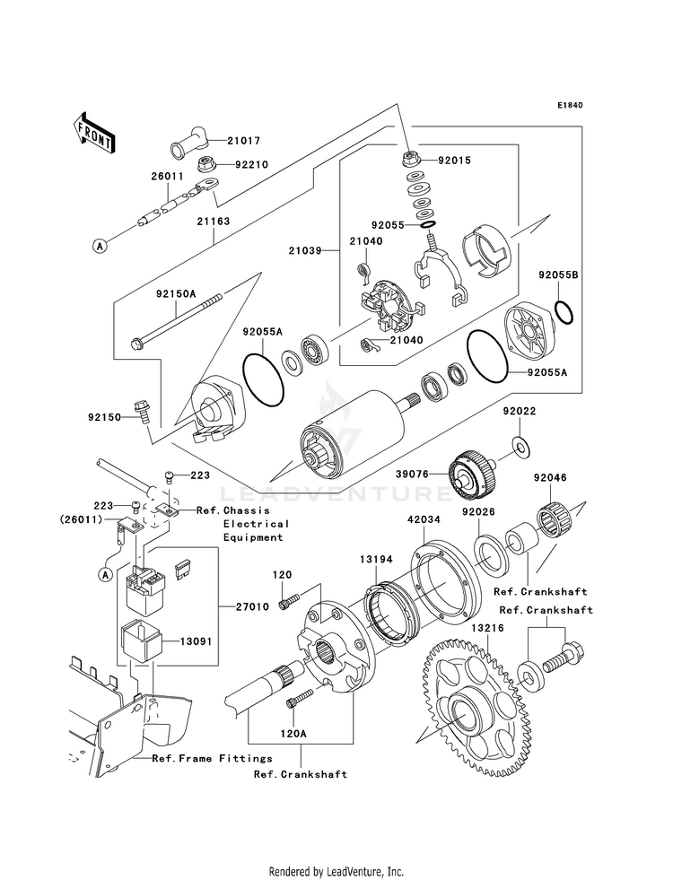 Starter Motor Schematic