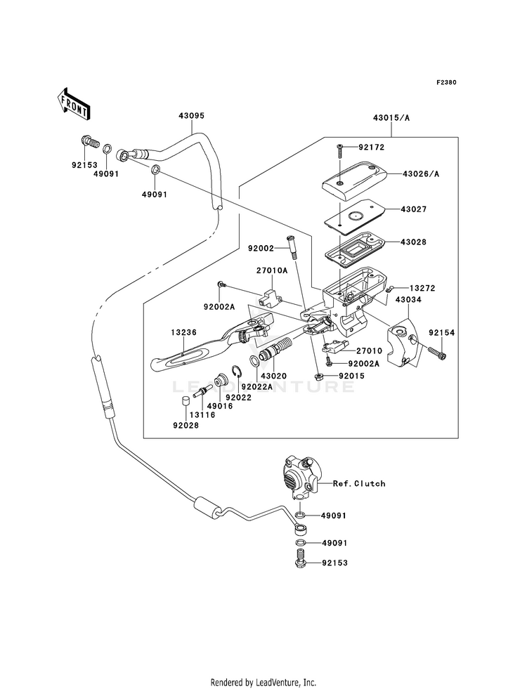 Clutch Master Cylinder Schematic