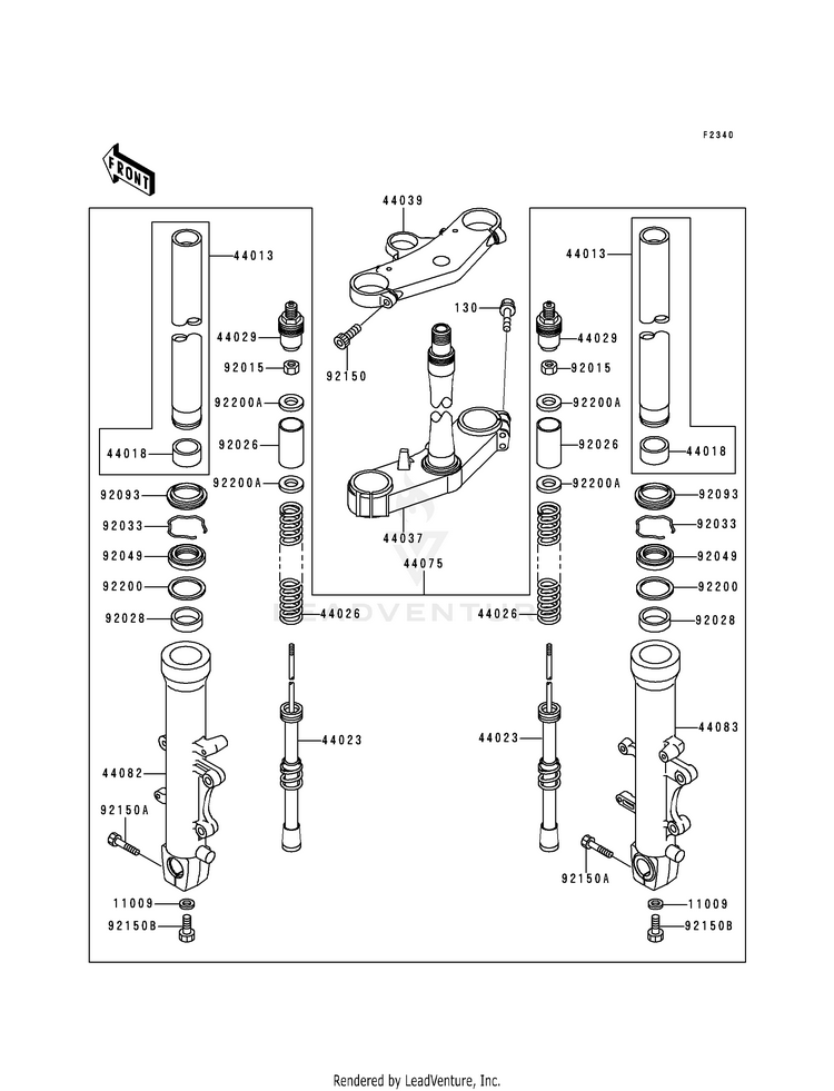 Front Fork Schematic