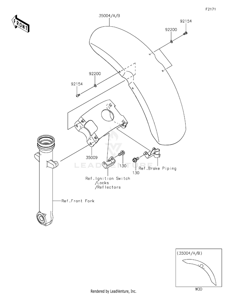 Front Fender(S) Schematic