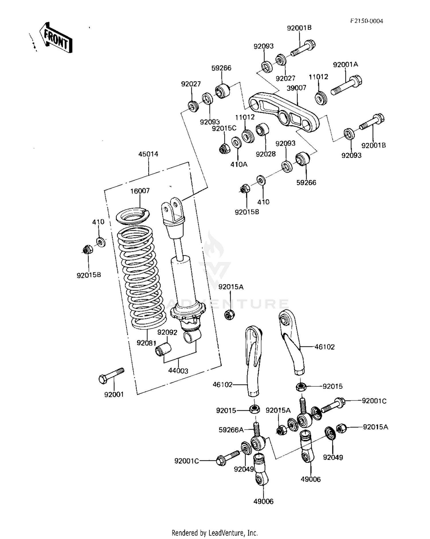 REAR SUSPENSION/SHOCK ABSORBER