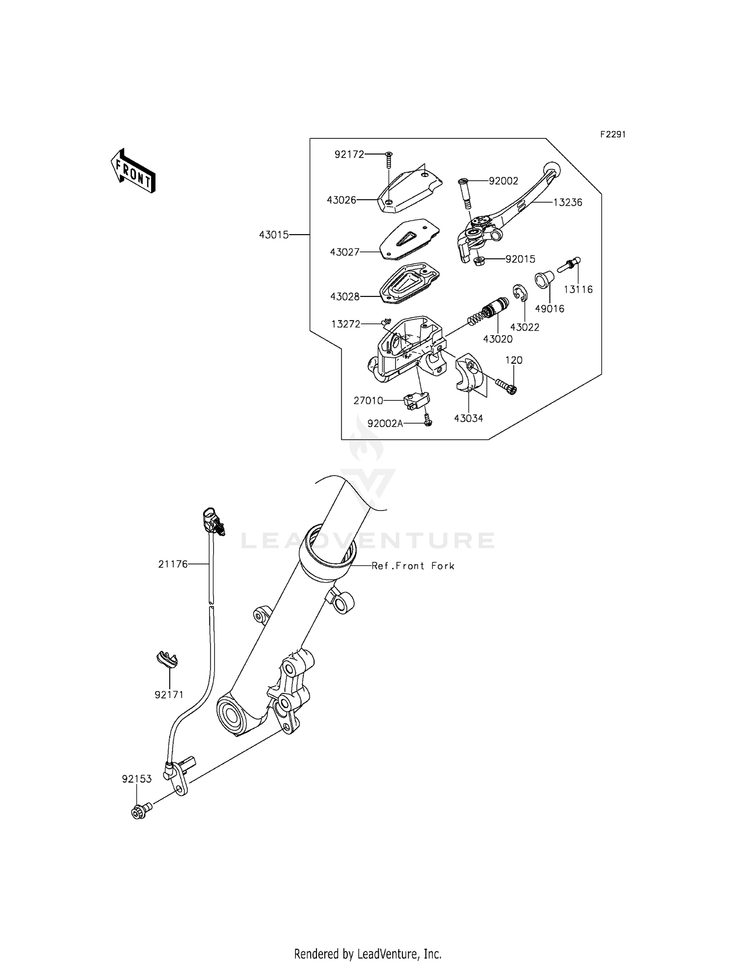 FRONT MASTER CYLINDER