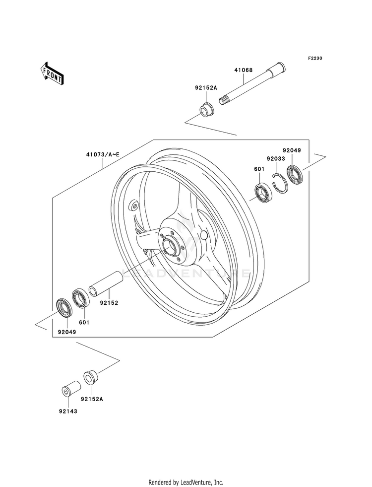 Front Wheel Schematic