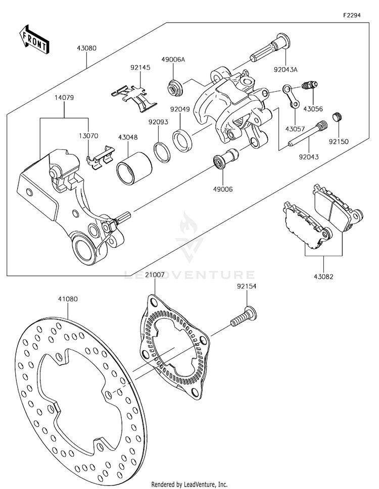 Rear Brake Schematic