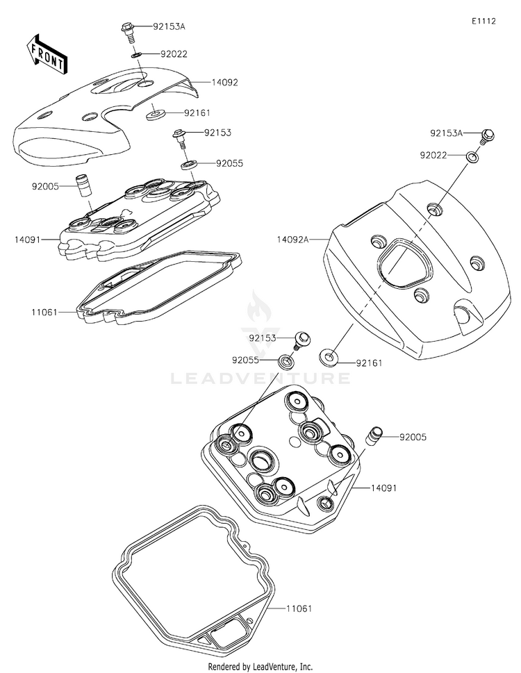 Cylinder Head Cover Schematic