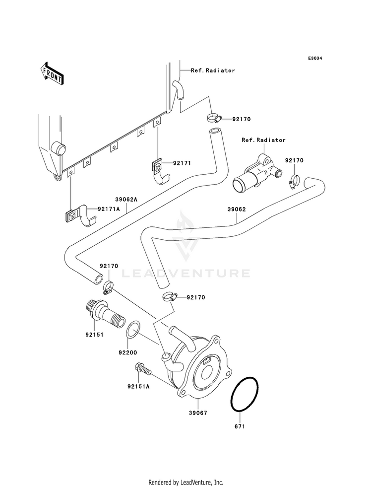 Oil Cooler Schematic