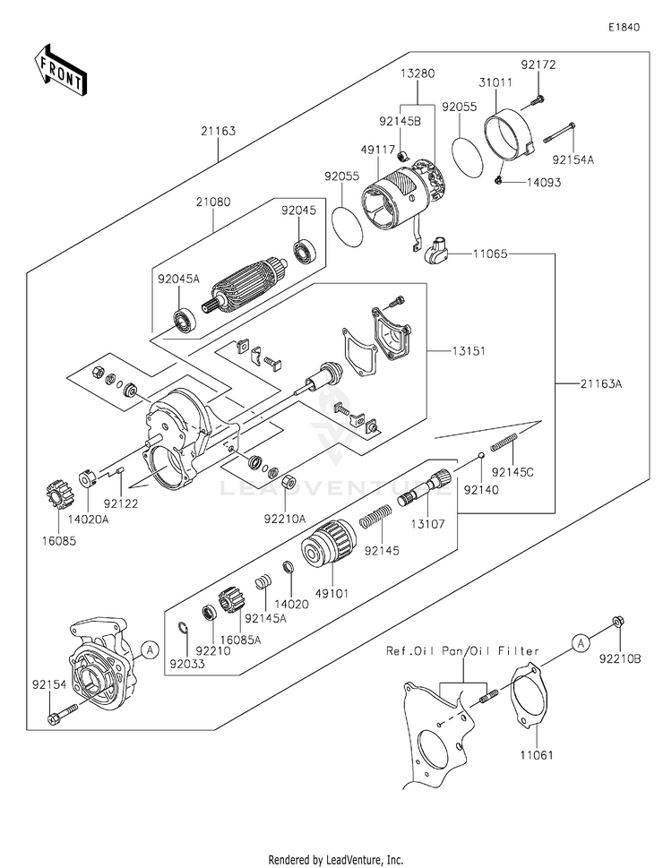 Starter Motor Schematic
