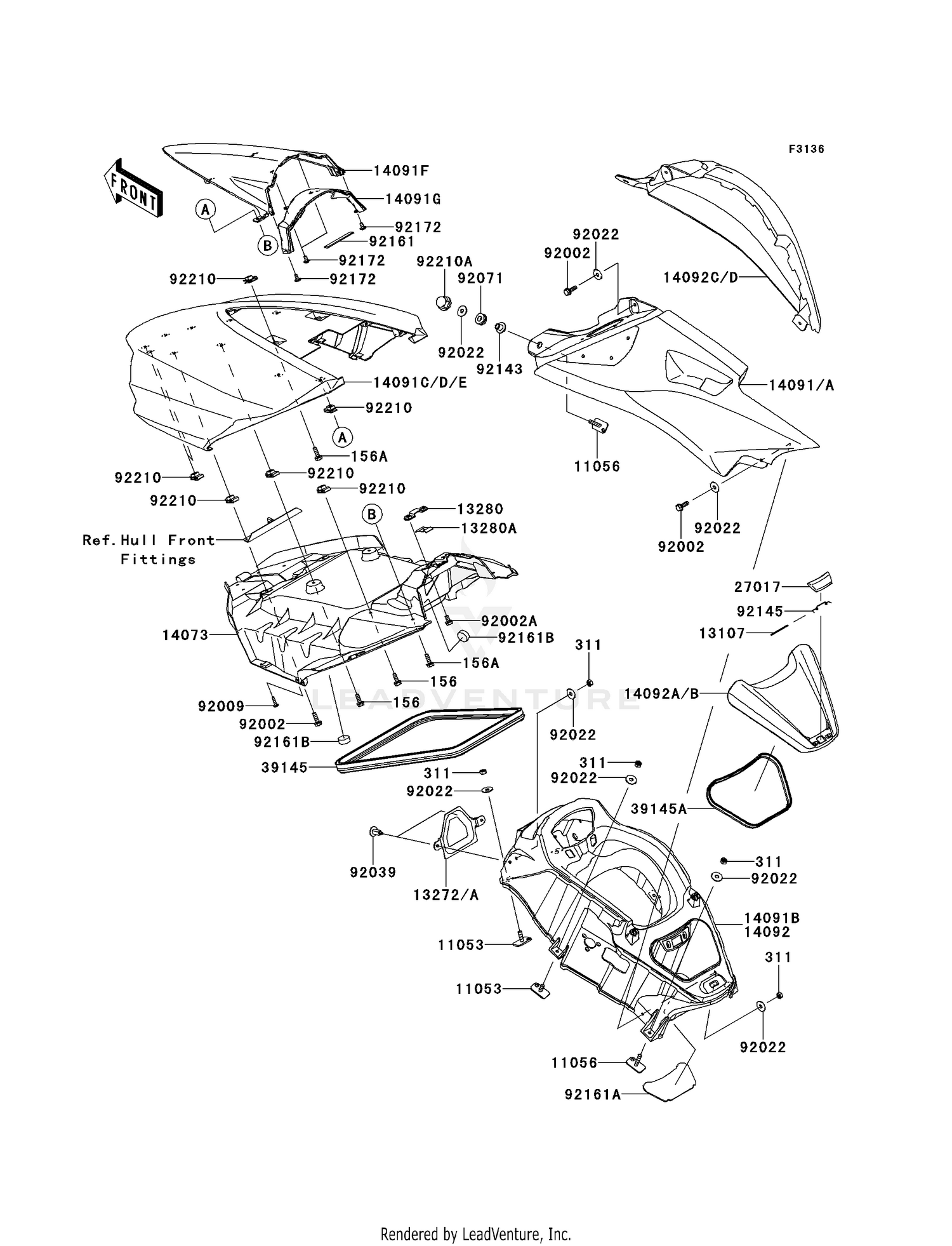 HULL MIDDLE FITTINGS