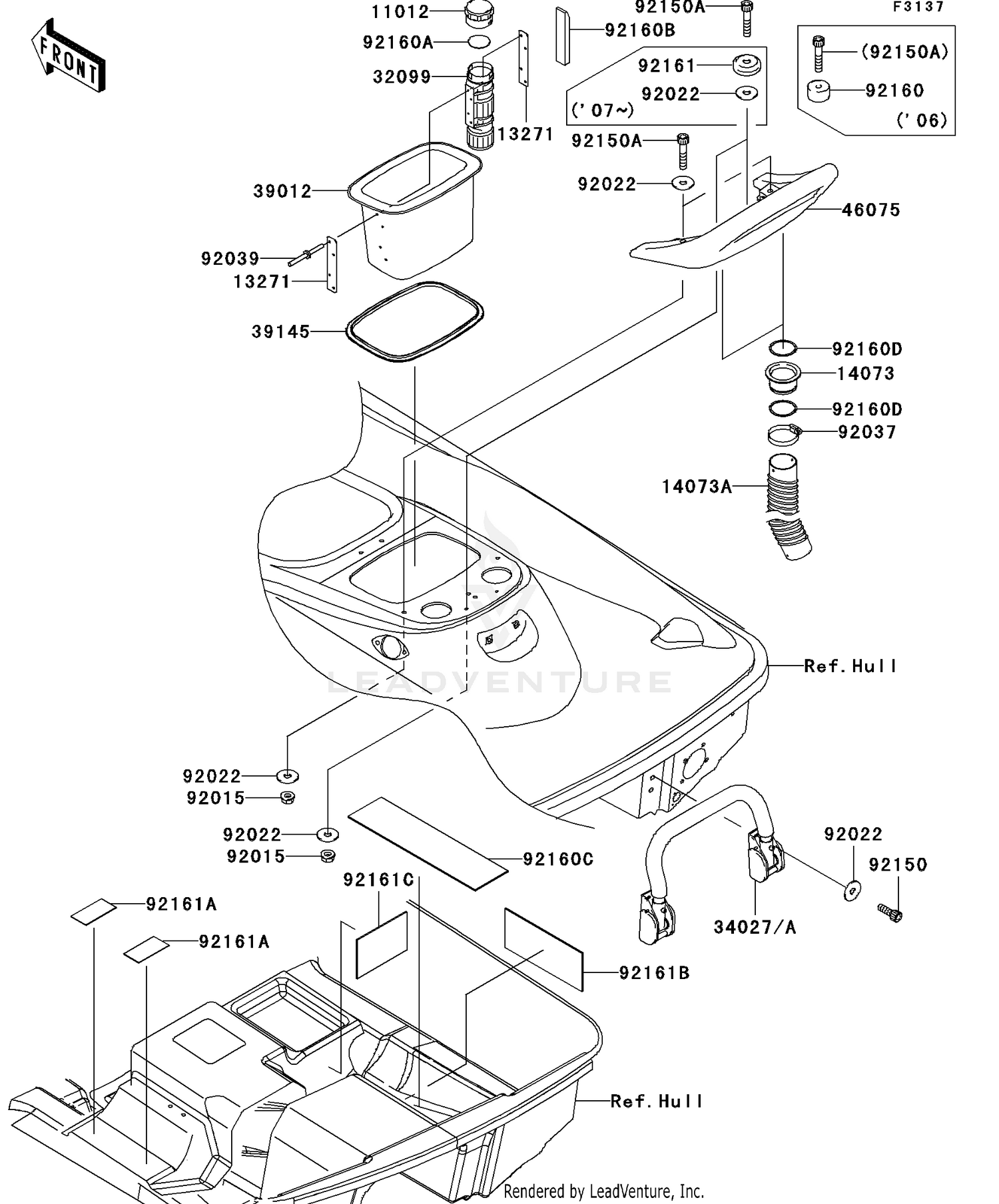 Hull Rear Fittings