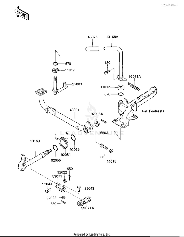 Brake Pedal Schematic