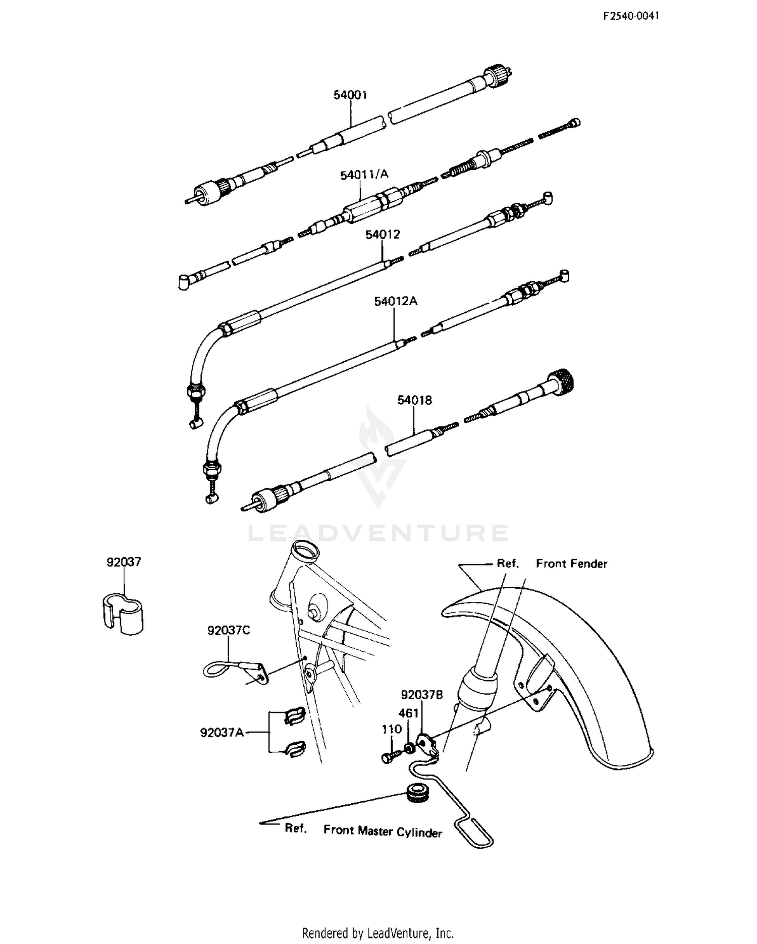 CABLES ('82-'83 C3/C4)