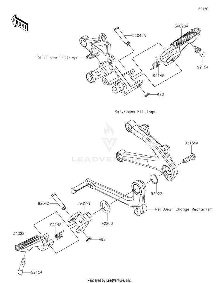 Footrests Schematic