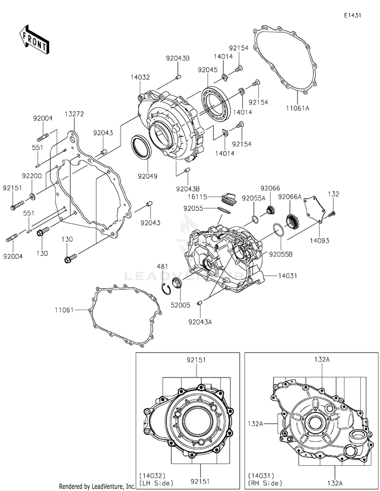 Engine Cover(S) Schematic