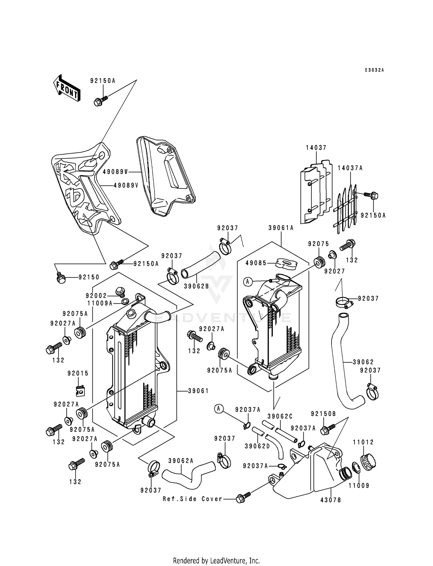 RADIATOR (KDX200-E6)