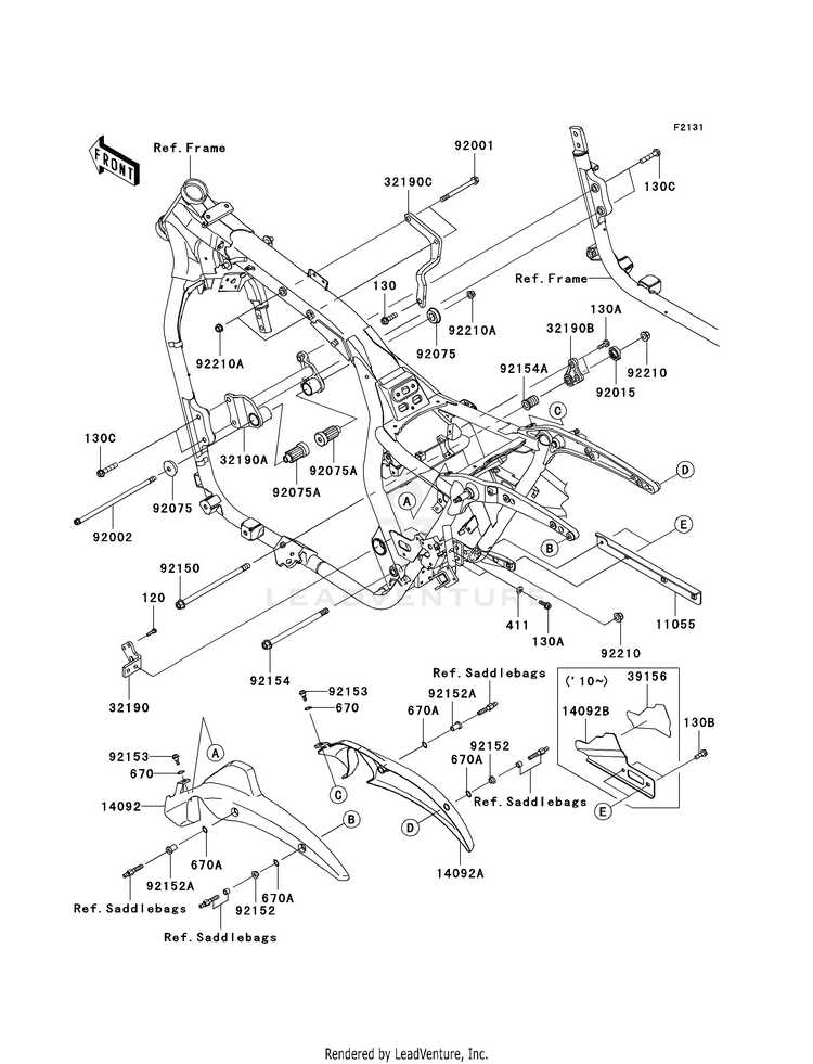 Frame Fittings Schematic