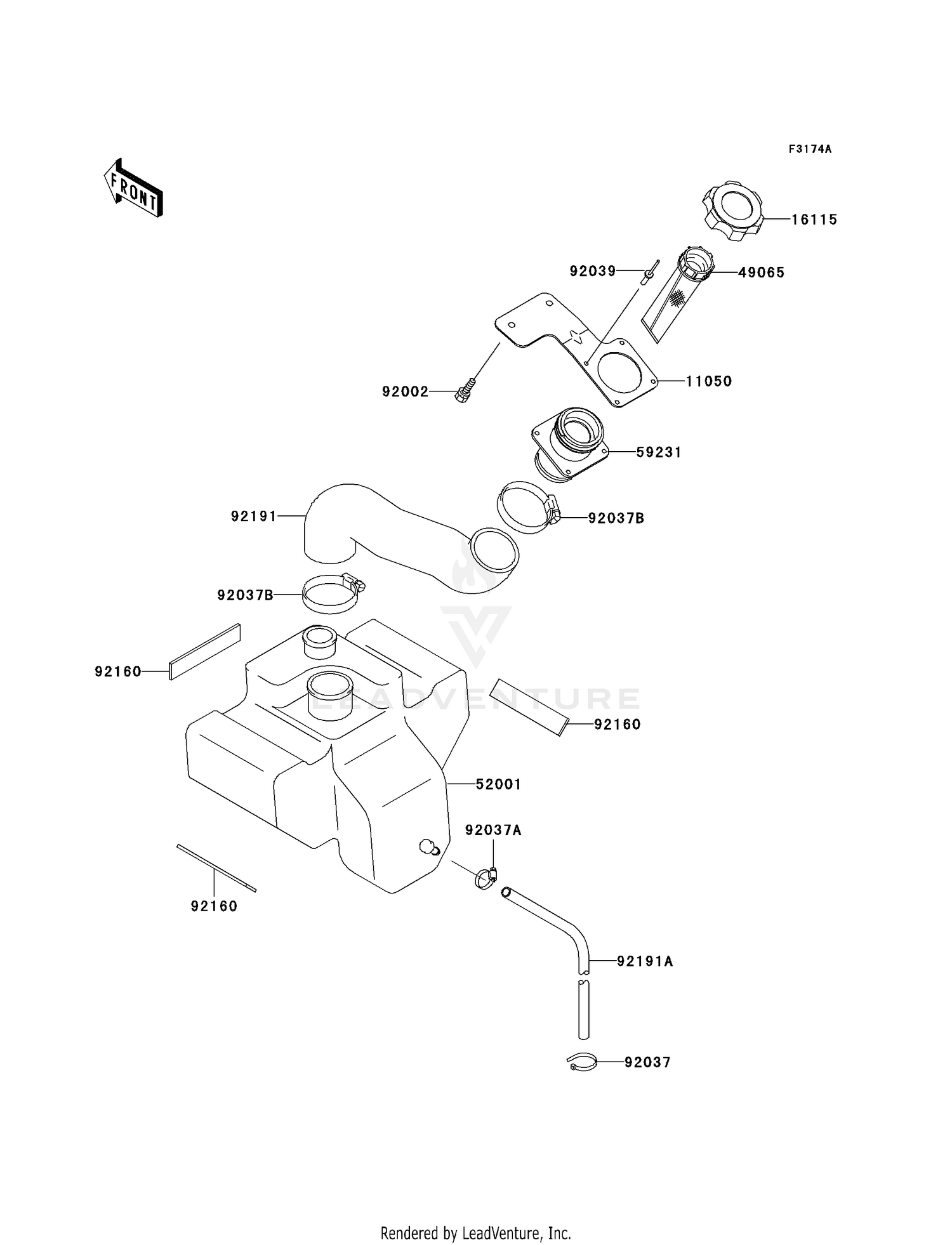 OIL TANK (JH1100-A2-A5)