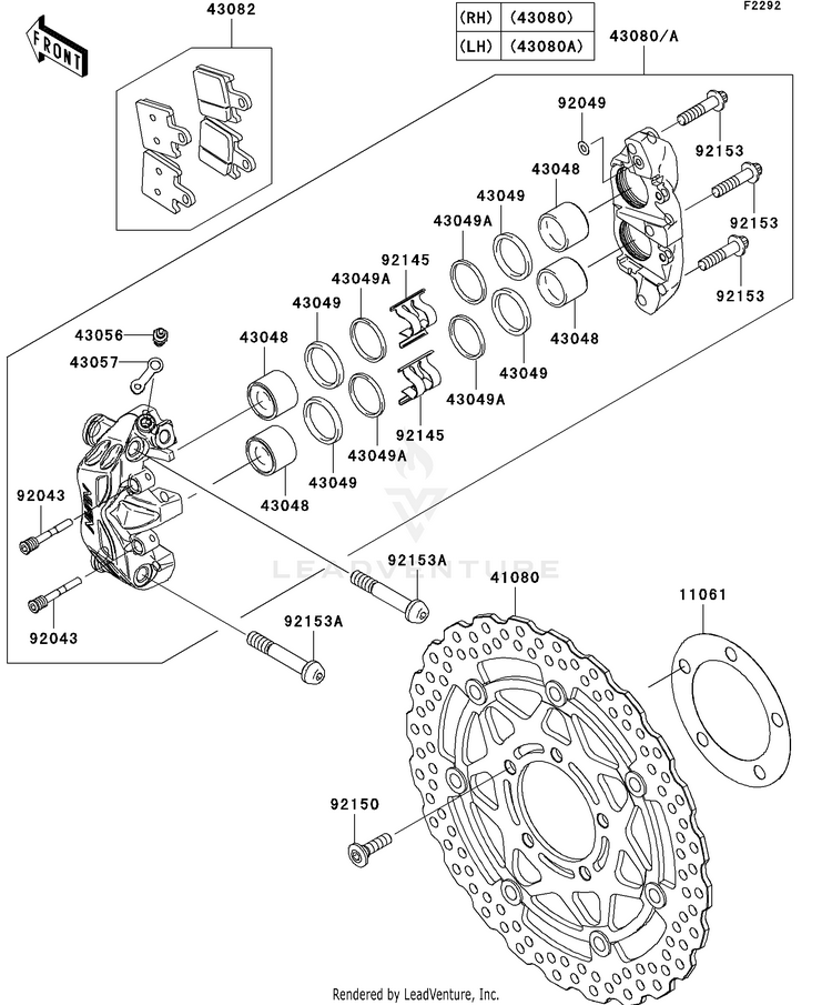 Front Brake Schematic