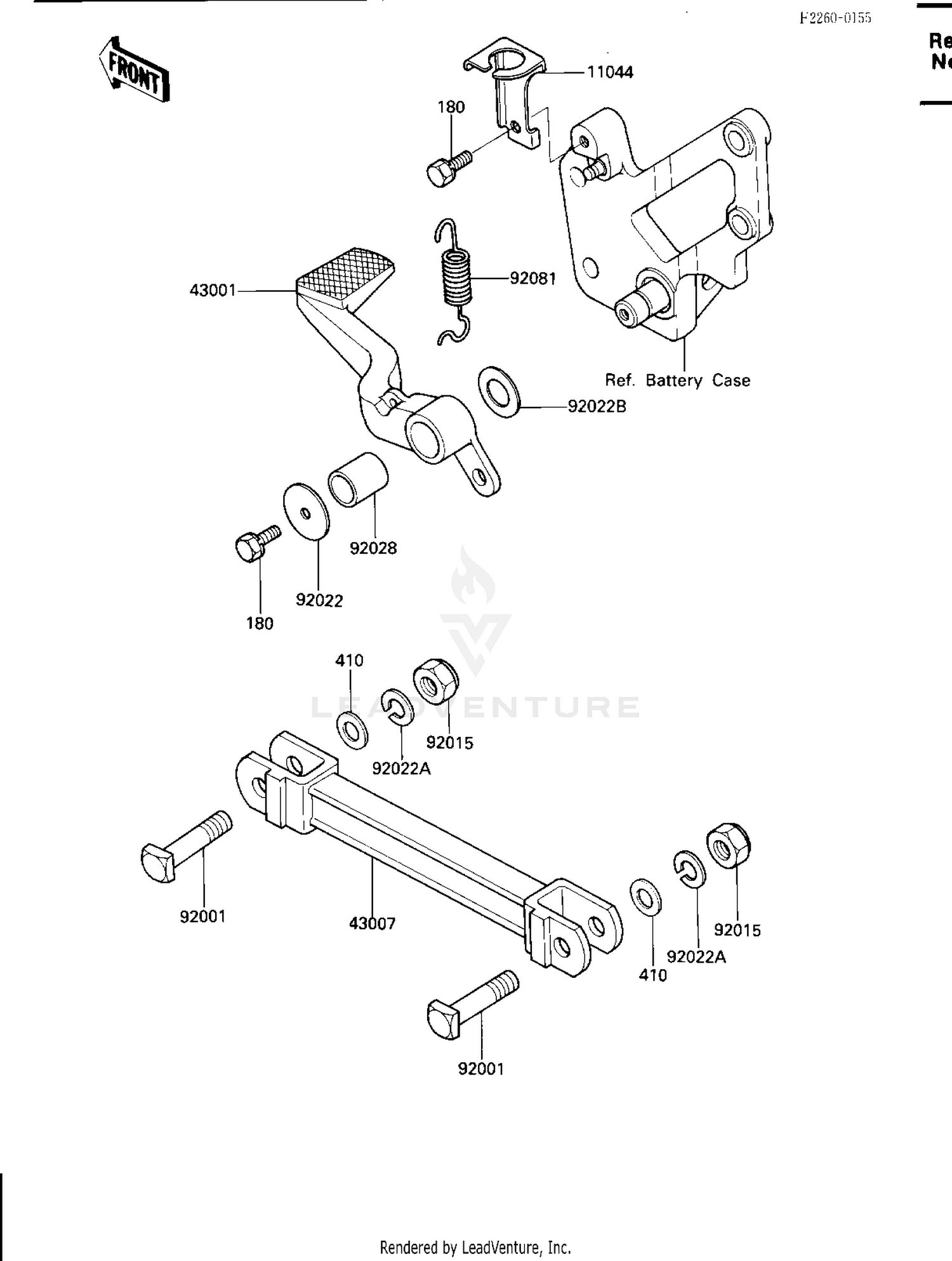 BRAKE PEDAL/TORQUE LINK