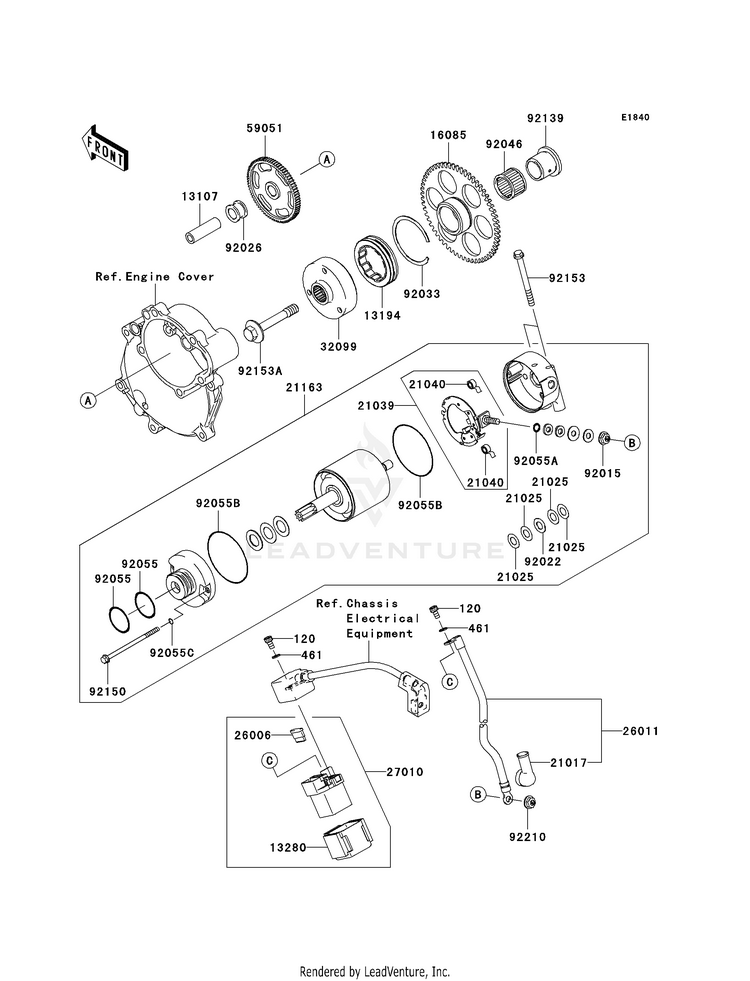 Starter Motor Schematic