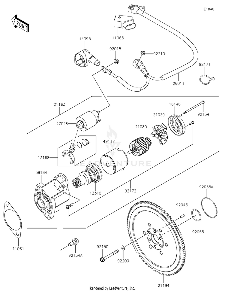 Starter Motor Schematic