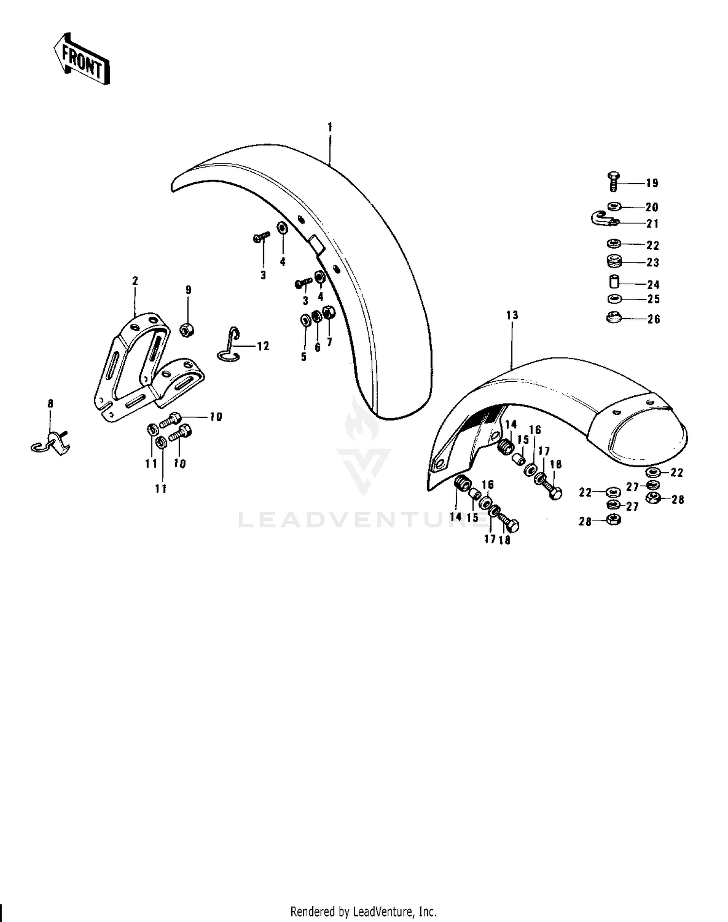 FENDERS ('73-'74 S3/S3-A)