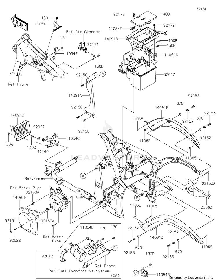 Frame Fittings Schematic