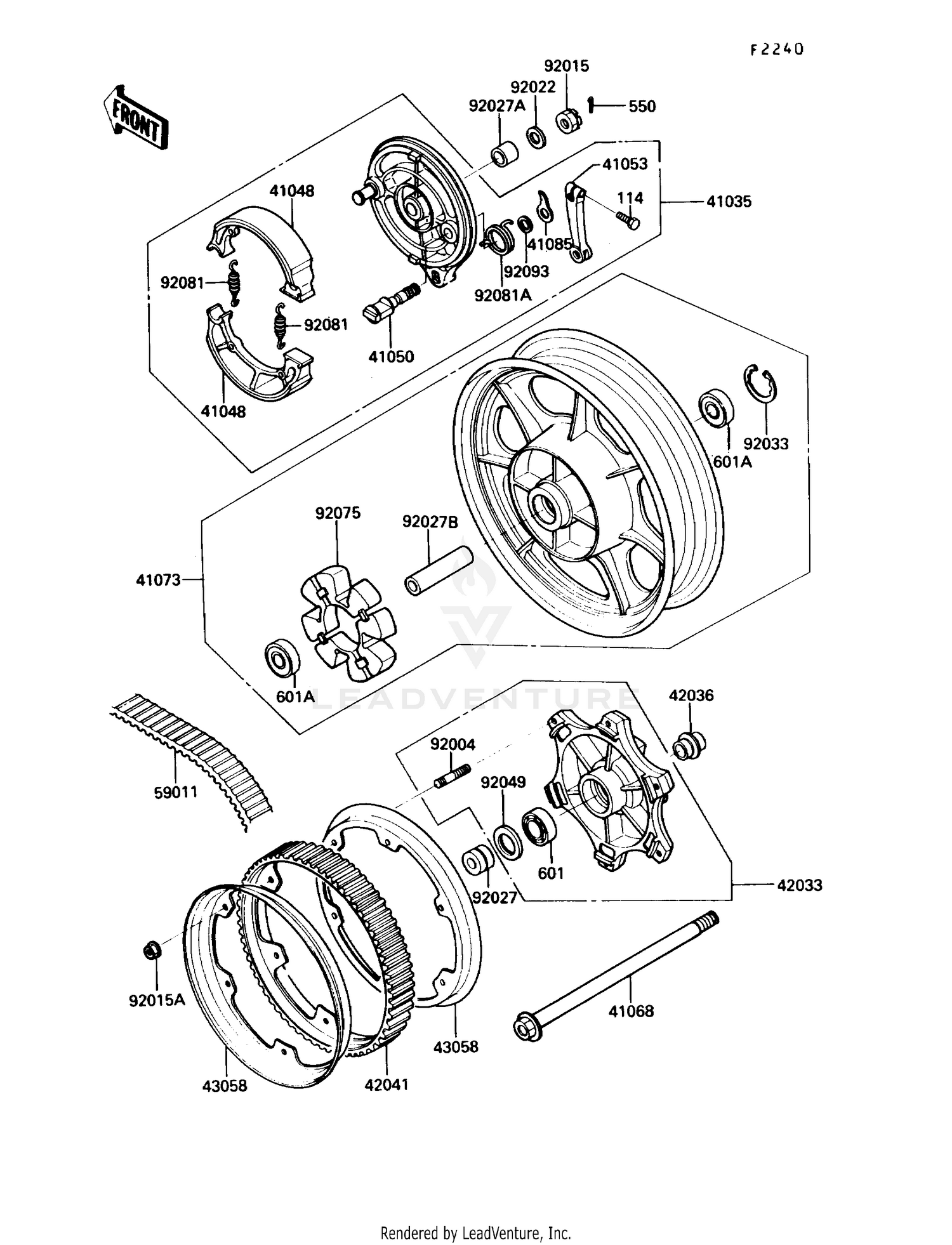 REAR WHEEL/CHAIN