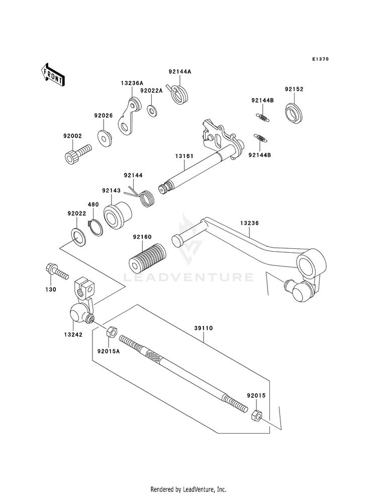 Gear Change Mechanism Schematic