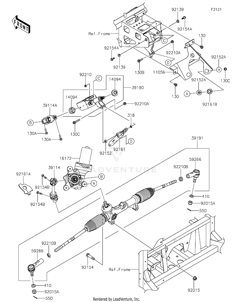 Steering Shaft Schematic