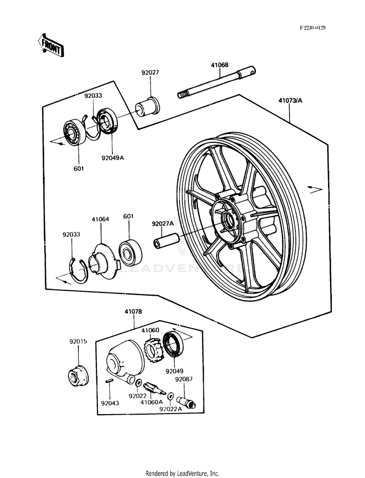 Front Wheel Schematic