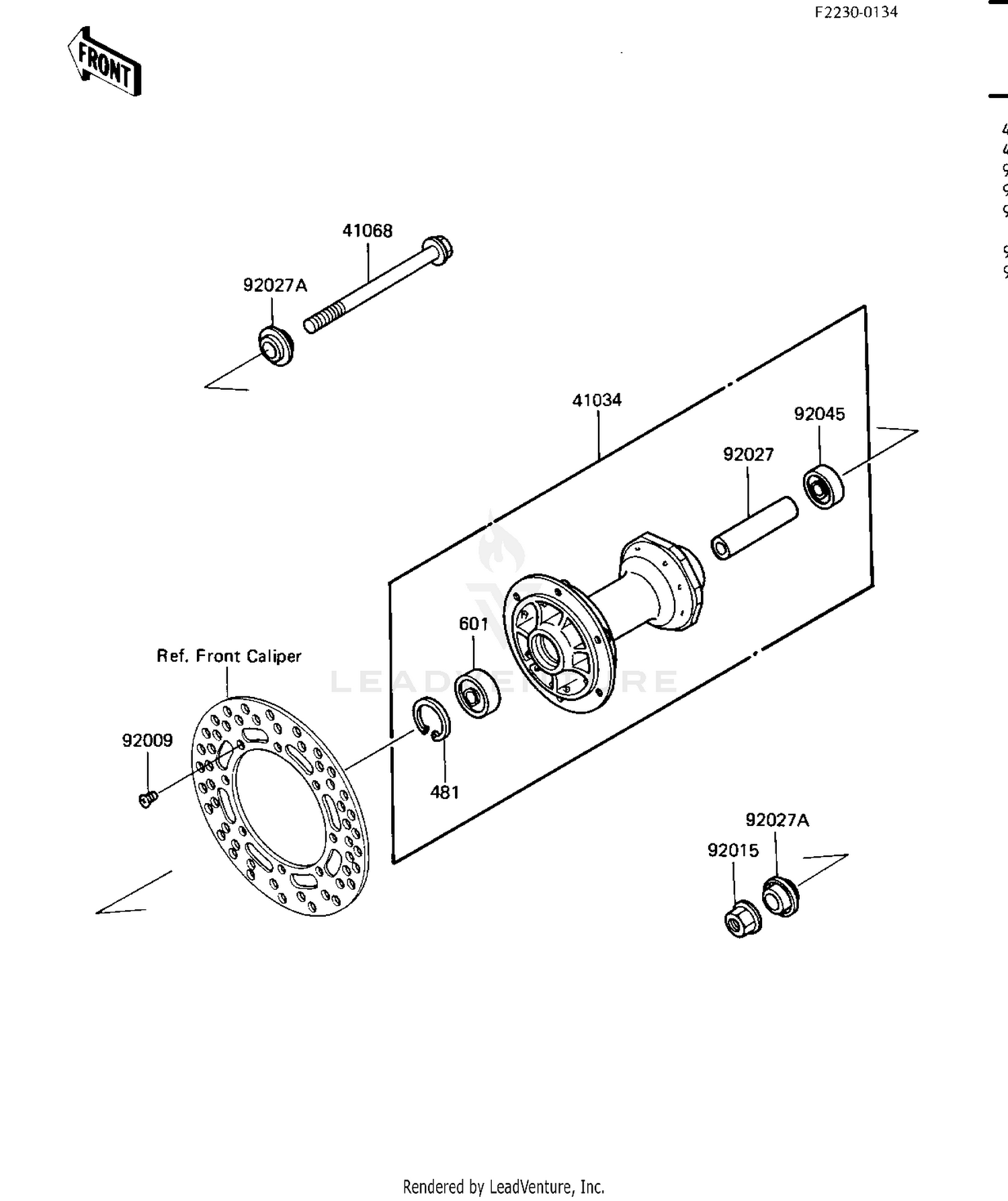 FRONT HUB