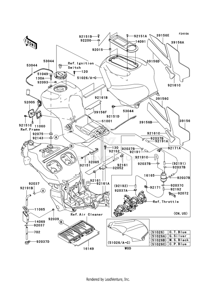 Fuel Tank (B3/B4) Schematic