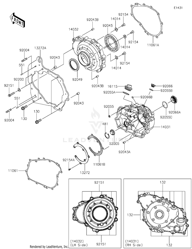Engine Cover(S) Schematic