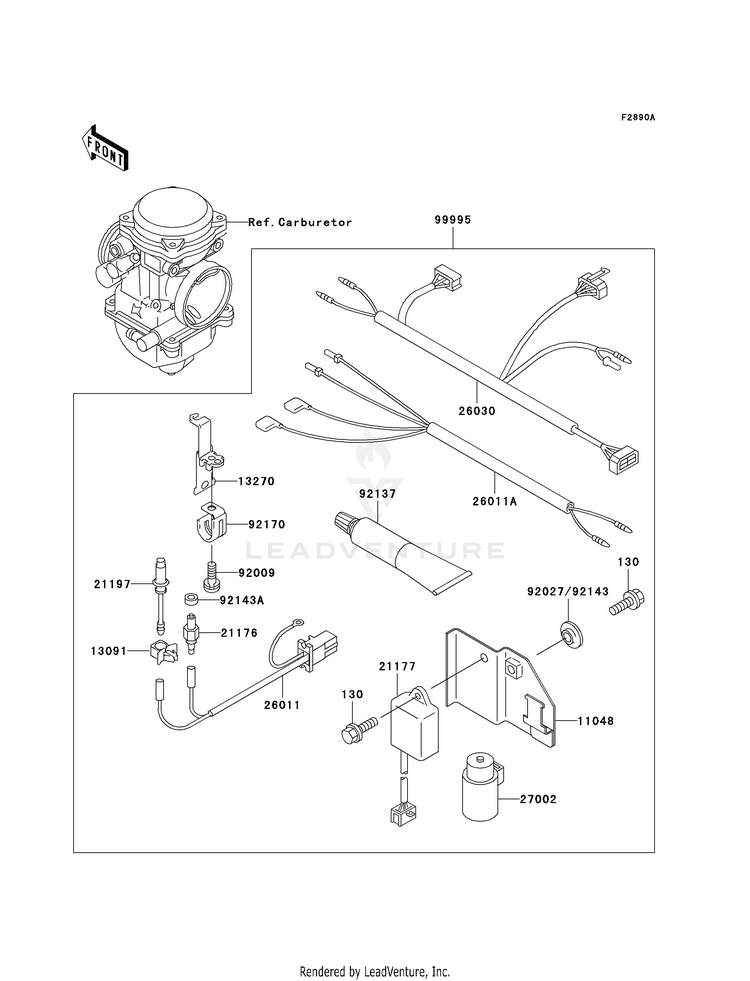 Optional Parts (Carburetor) Schematic